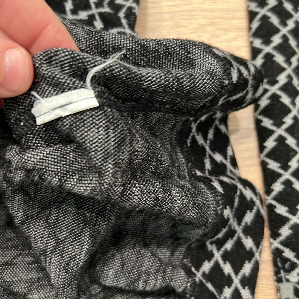 Smartwool Black and White Long Sleeve Top - Picture 4 of 5